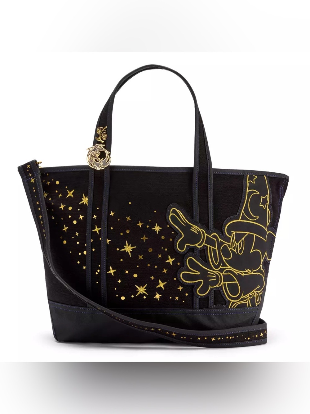 Sorcerer Mickey Mouse Disney Store Est. 1987 Canvas Tote – Large – Fantasia